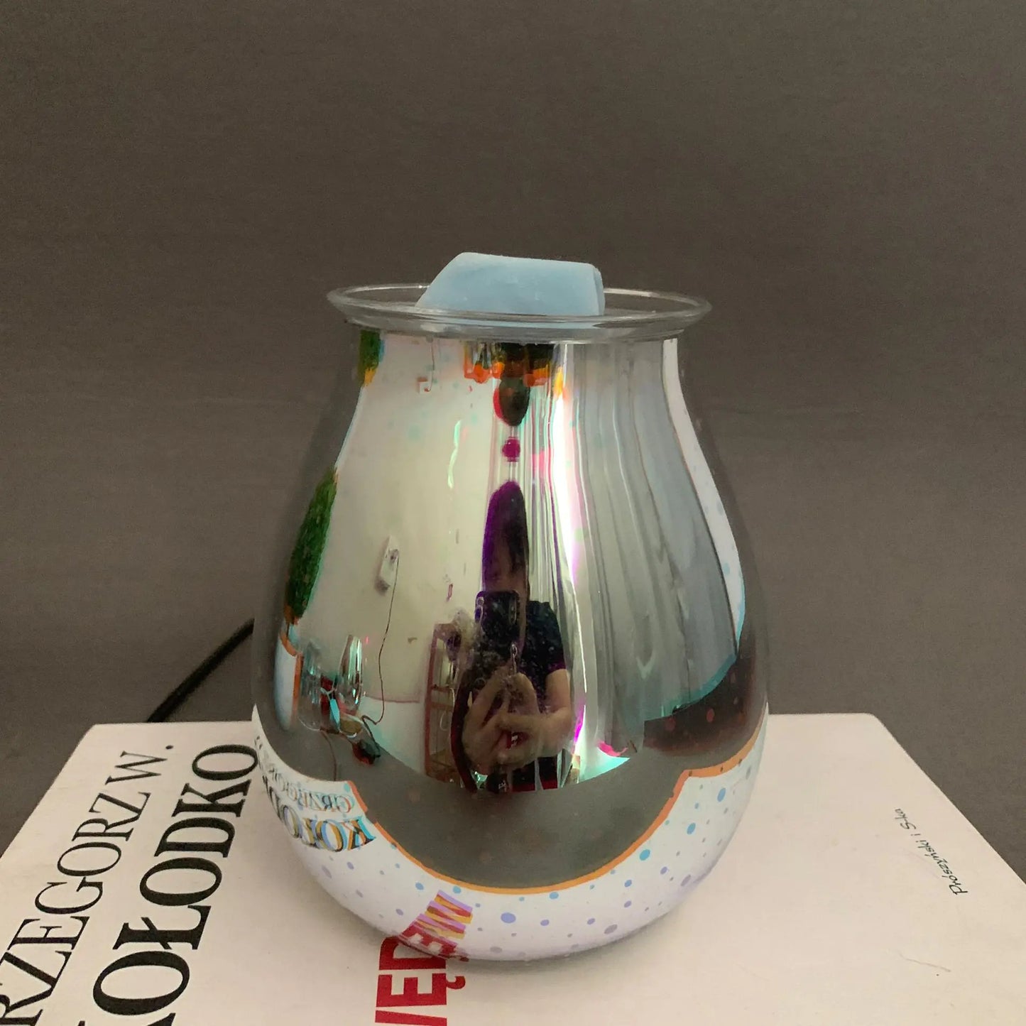 3D Glass Aromatherapy Lamp with Dimmer Function
