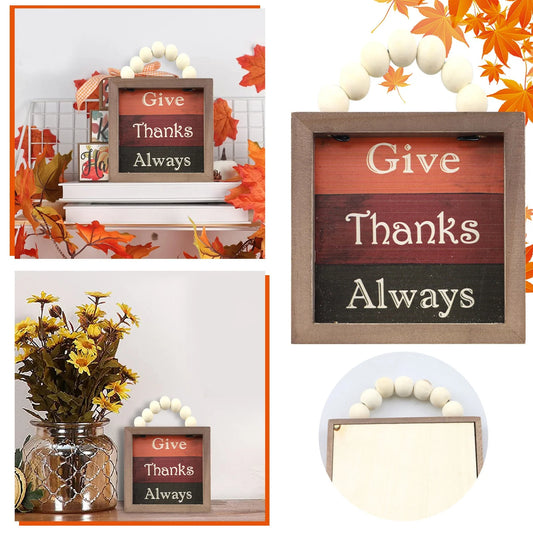 Fall Hanging Wall Door Decor Door Decor Fall Door Sign Happy Thanksgiving Decor Wooden Sign for Thanksgiving Decor