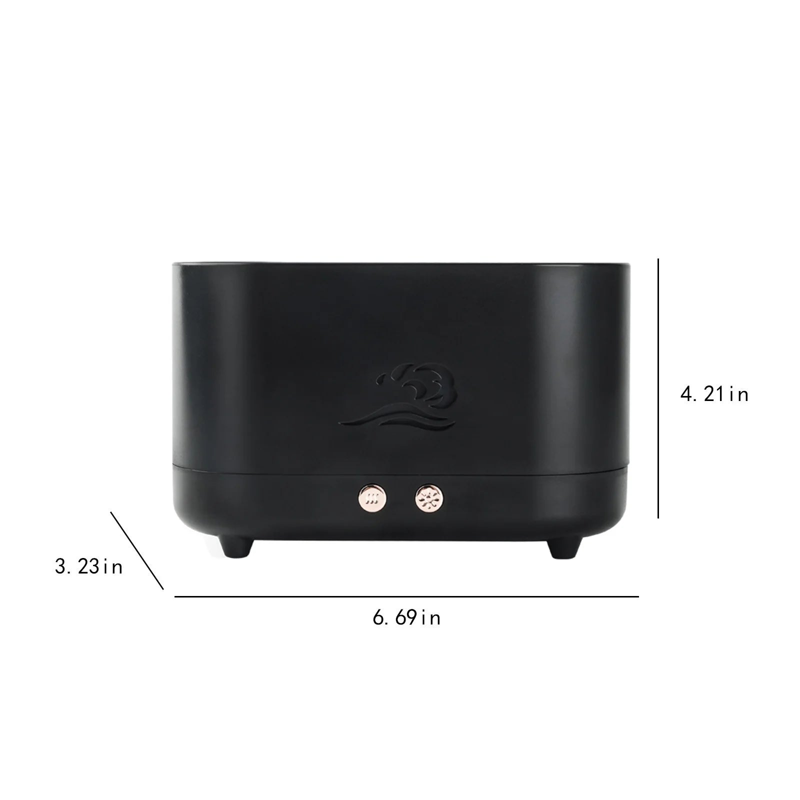 2023 Promotion on Sale, Flame Humidifier, Portable-Noiseless Aroma Diffuser for Home, Office or Yoga Essential Oil Diffuser with No-Water Auto-Off Protection