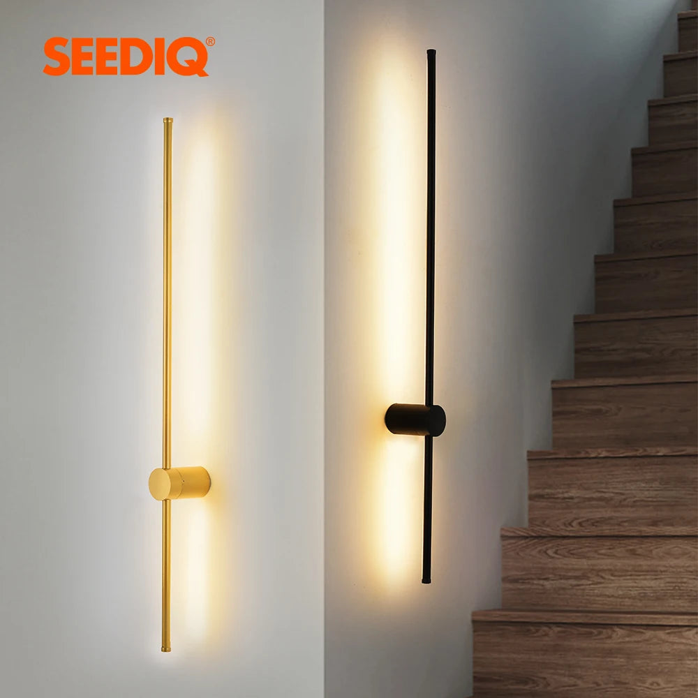 Modern Led Wall Lamp Fixture Wall Sconce Light Indoor Wall Light Living Room Bedroom Sofa Background Wall Lamp Long Wall Lamp