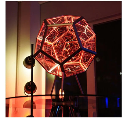 Infinity Dodecahedron Creative Colorful Desk Lamp
