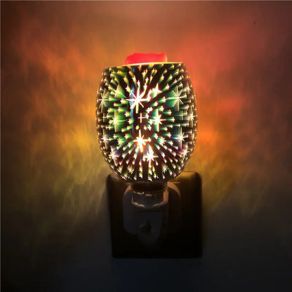 New 3D Glass Starry Sky Aromatherapy Lamp