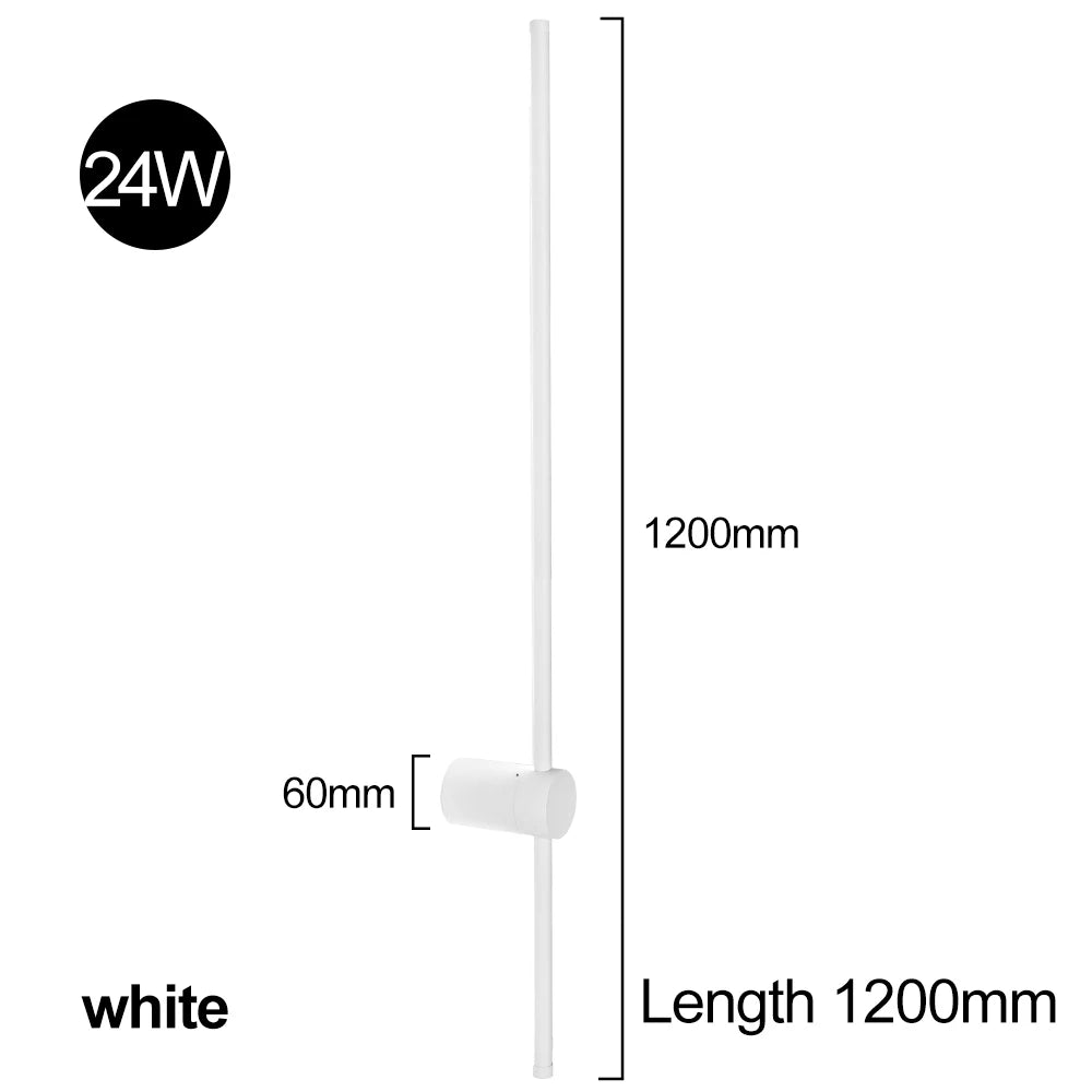 Modern Led Wall Lamp Fixture Wall Sconce Light Indoor Wall Light Living Room Bedroom Sofa Background Wall Lamp Long Wall Lamp