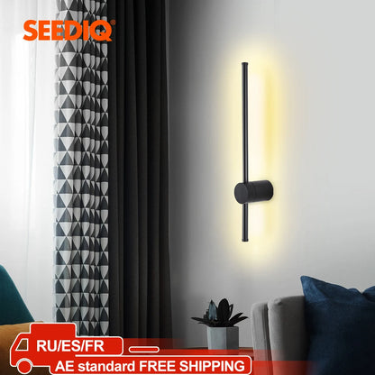 Modern Led Wall Lamp Fixture Wall Sconce Light Indoor Wall Light Living Room Bedroom Sofa Background Wall Lamp Long Wall Lamp