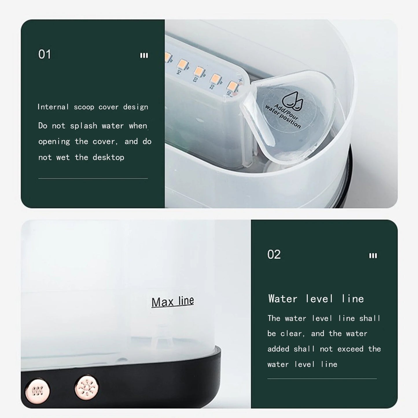 2023 Promotion on Sale, Flame Humidifier, Portable-Noiseless Aroma Diffuser for Home, Office or Yoga Essential Oil Diffuser with No-Water Auto-Off Protection