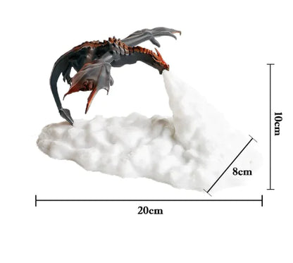 3D Printed LED Dragon Lamp