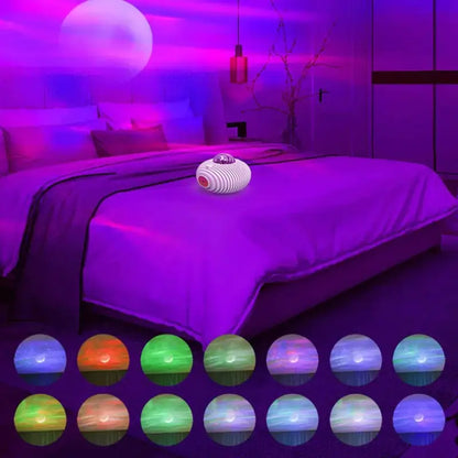 UFO Projector Lamp - Starry Sky Aurora Borealis